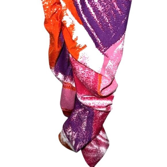 Jolie & Joy Womens 1X Abstract Print Top & Pants Set - Picture 7 of 12